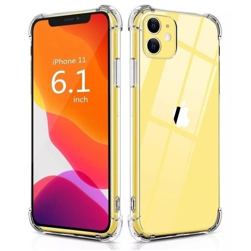 Ốp lưng chống sốc gờ cao 4 góc màu trong cho iPhone 11 6.1in giá rẻ