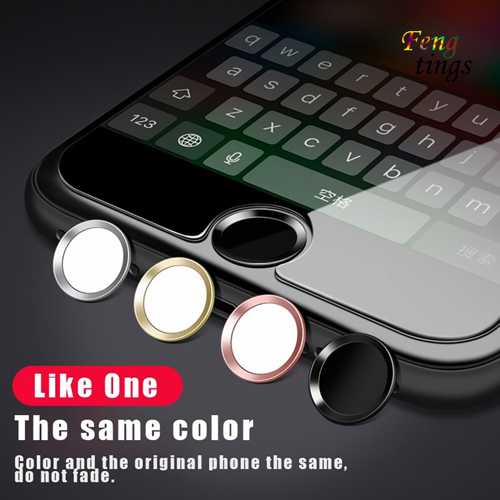 Miếng dán nút home nhiều màu thời trang thích hợp cho Iphone 7 / 6s / 6