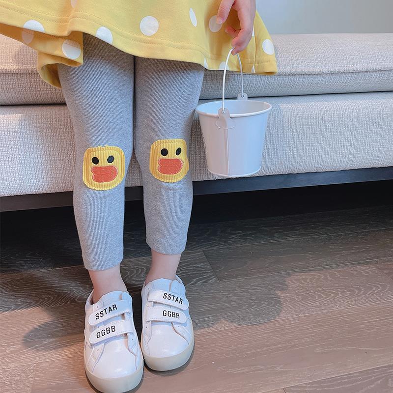 Quần legging co giãn dễ thương thời trang mùa thu 2023 dành cho bé