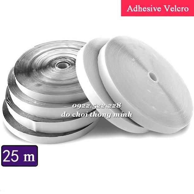 Tape / verclo/ khóa nhám dính gai cuộn nguyên khổ 2cm có keo SIÊU CHẮC