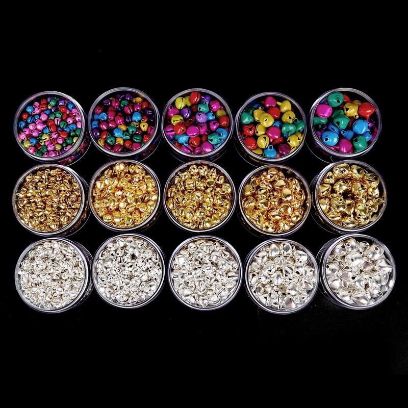 Chuông lục lạc bằng sắt dùng trang trí cây thông giáng sinh [6mm 8mm 10mm 12mm 14mm]