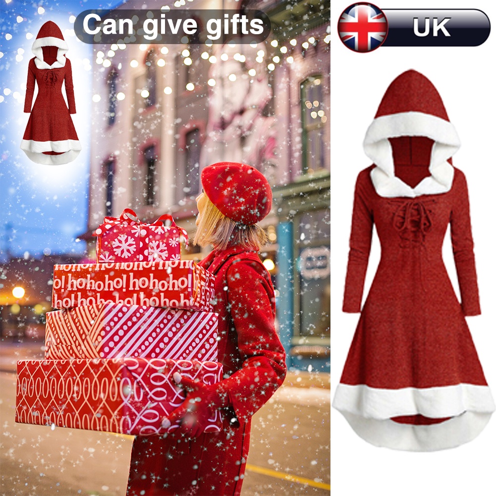 Đầm chữ A có nón hóa trang Giáng Sinh