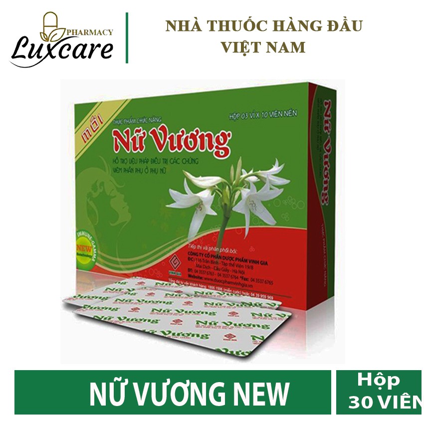 Nữ vương new 30 viên - Cứu tinh của chị em phụ nữ - Luxcare