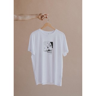 Áo thun in trắng cotton 🍄SAUDADE 🍄