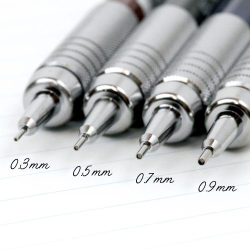 Bút chì vẽ kỹ thuật cao cấp Pentel Draughting Pencil Graphgear 500 PG513 0.3mm