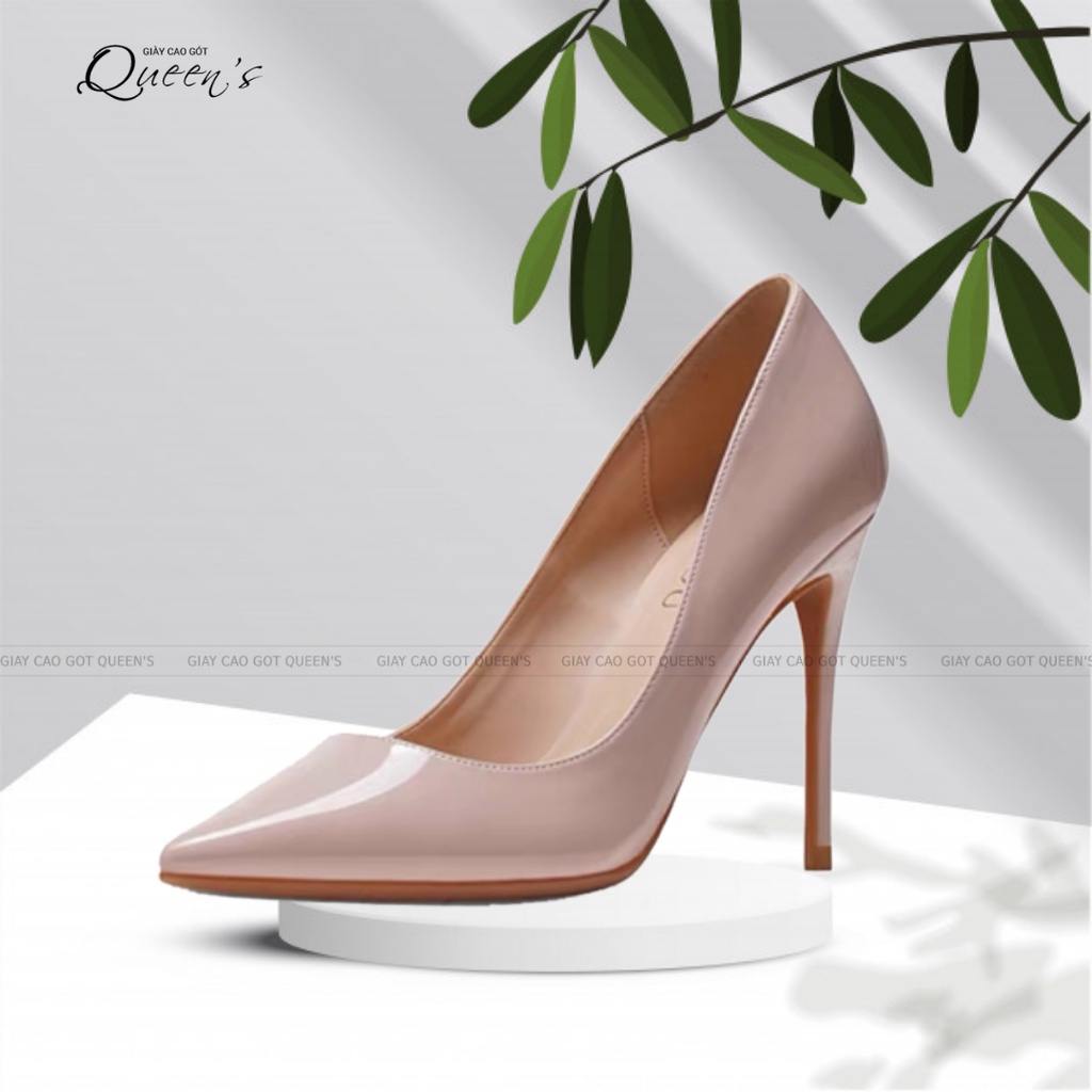 Giày Cao Gót Pump Nude Hồng Cổ Điển Sang Trọng Dự Tiệc, Công Sở Cho Nữ Cao Cấp Cao 7-9-11 Phân - Bảo Hành 1 Năm