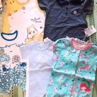 Combo 10 bộ body bé trai xinh sắn, chất liệu 100% cotton co giãn 4 chiều cho bé thoải mái vận động, phù hợp mặc đi chơi.