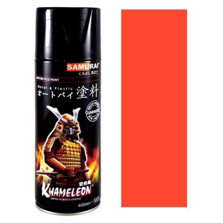 57-xịt samurai màu đỏ huỳnh quang