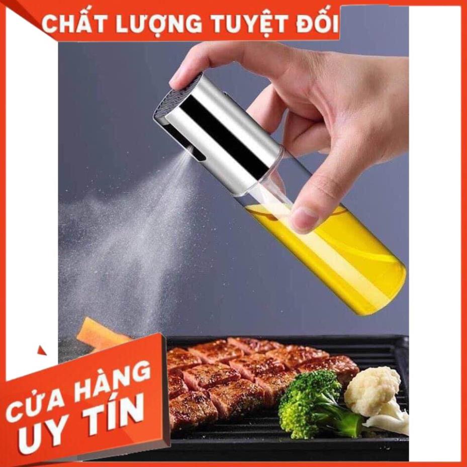 HOT -  Bình xịt dầu ăn phun sương cho nồi chiên không dầu chai thủy tinh cao cấp 100ml WALLMART WM59