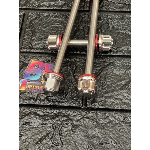 Cốt Bánh Inox304 Trước, Sau Các Dòng Xe Kèm Tán Lông Đền Đỏ