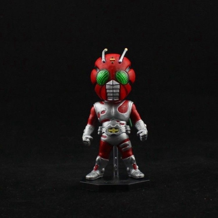 Set 8 Mô Hình Nhân Vật Hoạt Hình Kamen Rider Bằng PVC