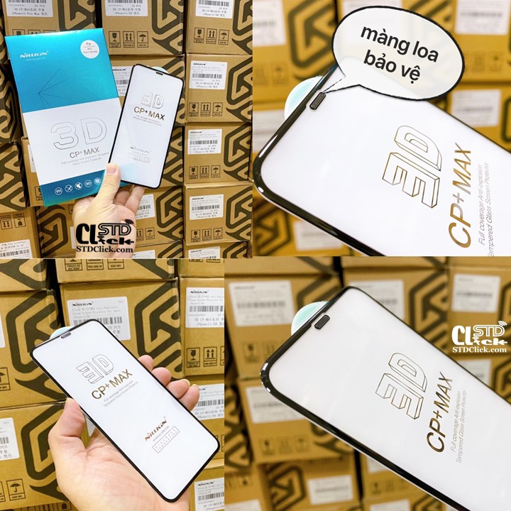 KÍNH CƯỜNG LỰC IPHONE 11 PRO MAX NILLKIN 3D CP MAX CHÍNH HÃNG