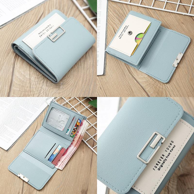 VÍ NỮ [RẺ - ĐẸP - FreeShip] BÓP CẦM TAY MINI NHỎ GỌN BỎ TÚI NHIỀU NGĂN SANG CHẢNH, BỀN ĐẸP [KT 12cm x 9.5cm x 2cm] | BigBuy360 - bigbuy360.vn