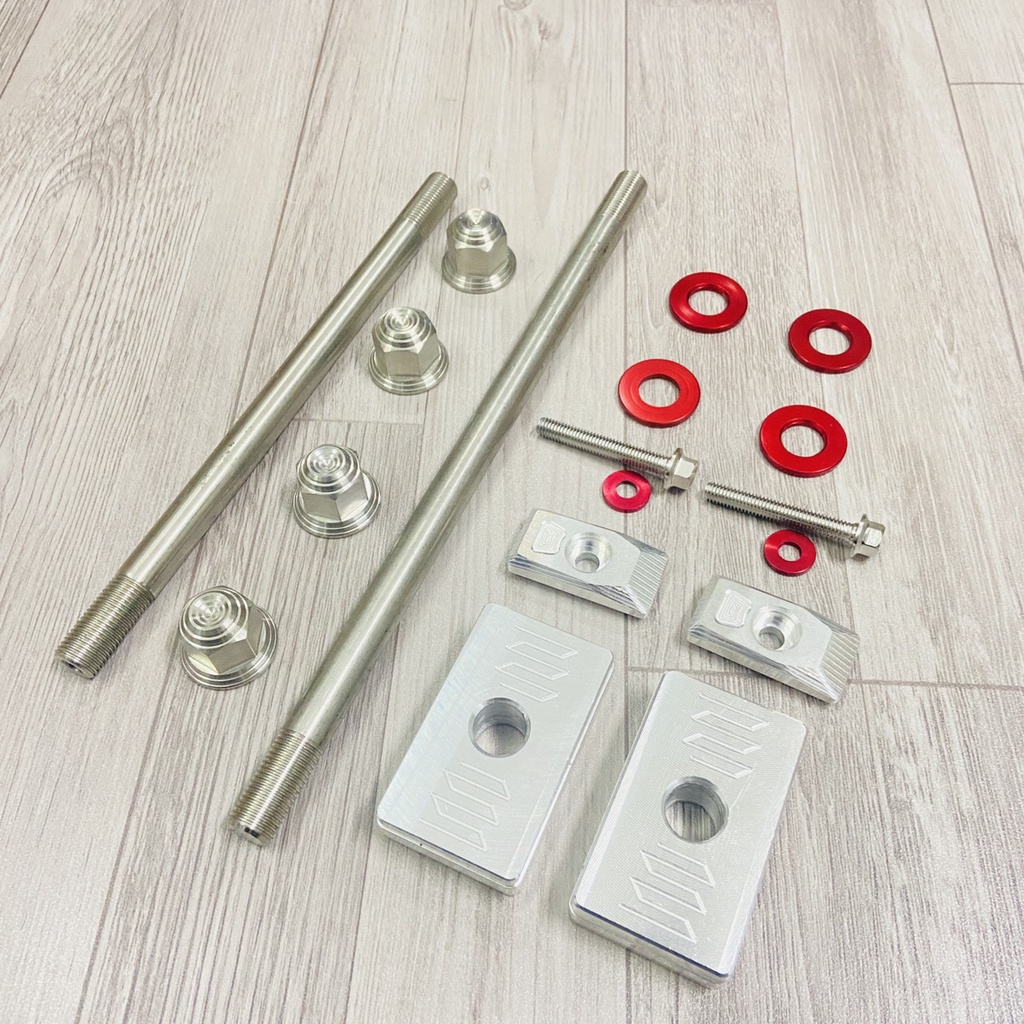 Bộ cốt bánh inox V1, V2 kèm bát CNC trước sau sử dụng lắp FUTURE 125, FU LED gắp vuông ( tặng full lông đền )