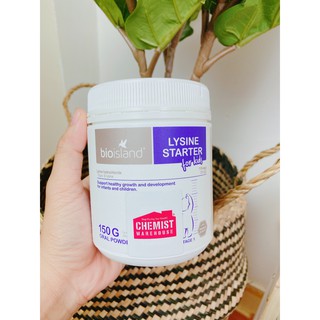 Lysine BỘT Bio Island phát triển chiều cao cho bé từ 6 tháng tuổi - xuất xứ Úc