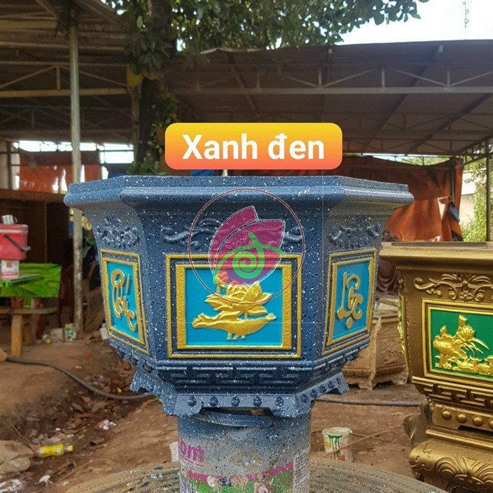 Sơn chậu màu Xanh Đen Dolphin hệ nước 1kg