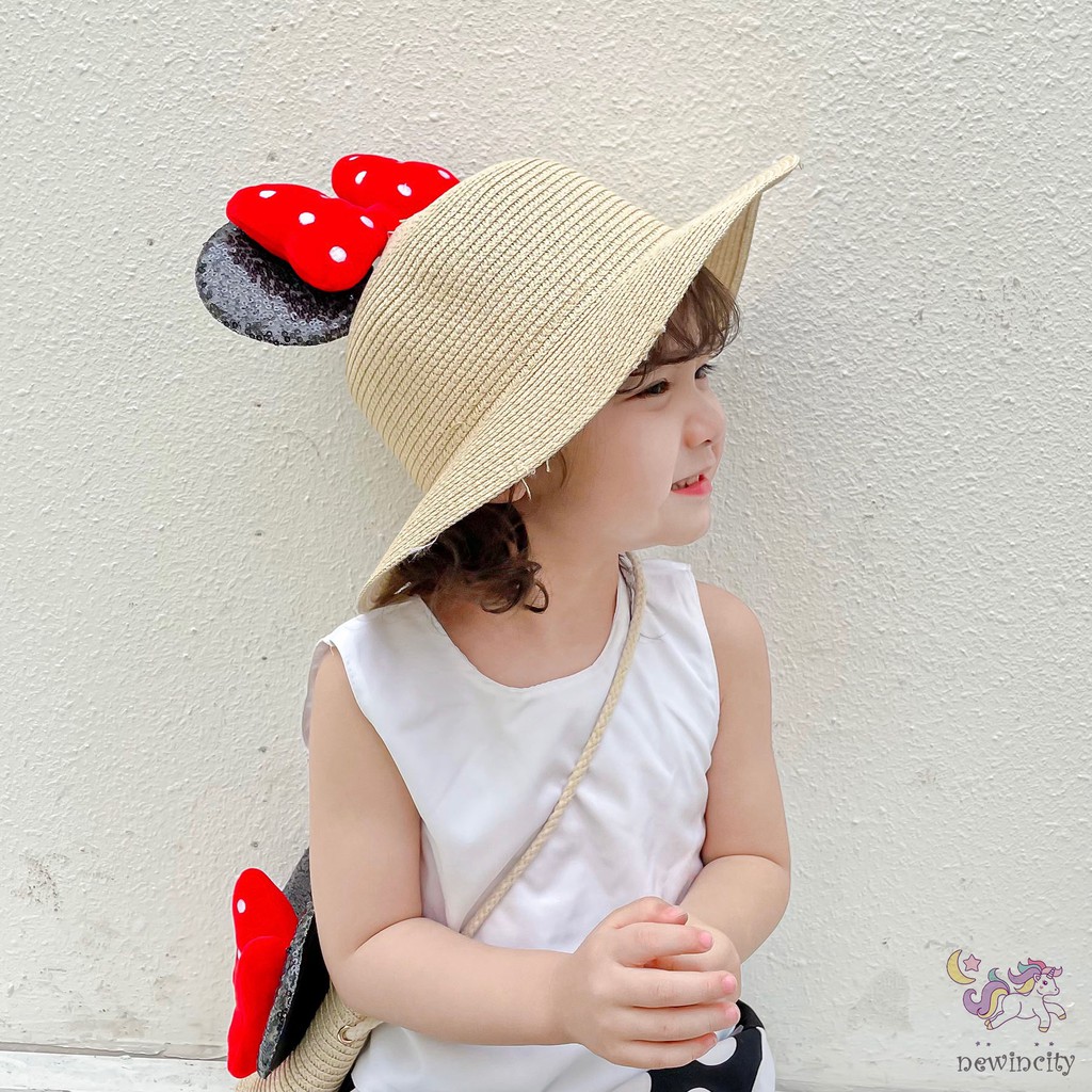 Mũ Lưỡi Trai Phối Nơ Xinh Xắn Cho Bé Gái