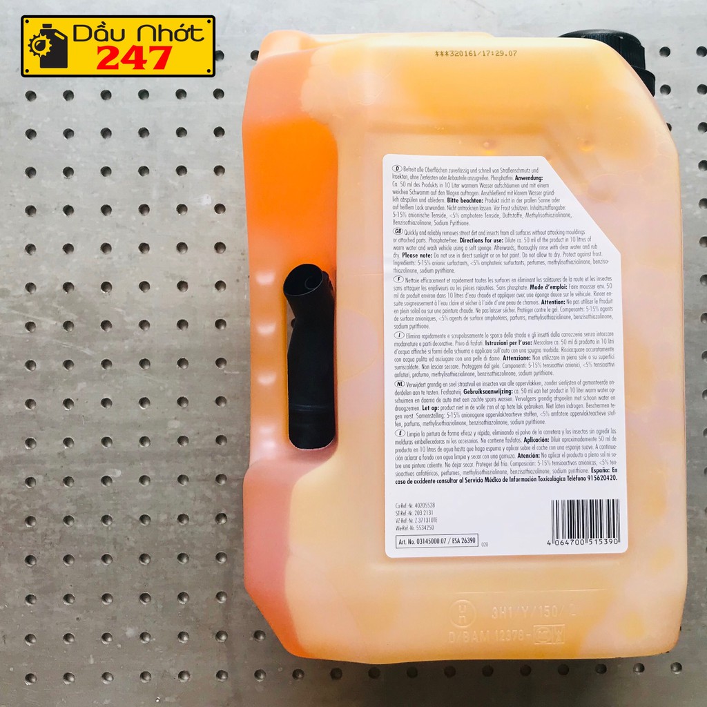 Nước rửa xe Sonax - Can 5L