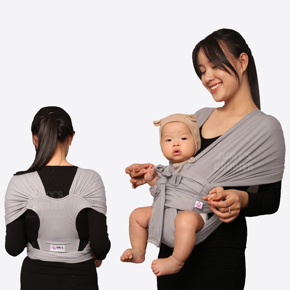 [CAM KẾT CHÍNH HÃNG]Địu Vải Em Bé Jumy's, Điụ Trợ Lực, Địu Cho Bé Sơ Sinh-18tháng(&lt;20kg) Cotton Thoáng Mát, Mềm Mịn