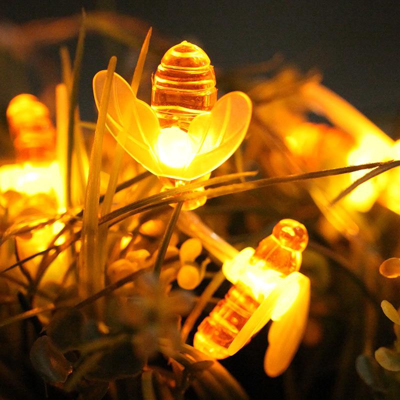 Đèn trang trí giáng sinh chống thấm nước hình con ong