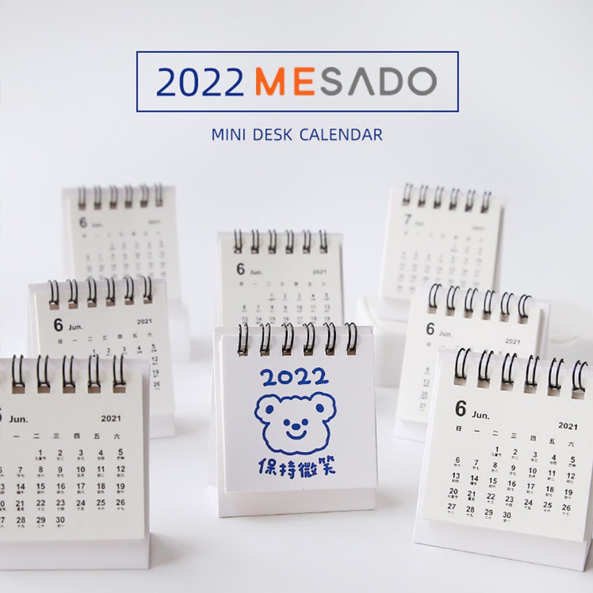 LỊCH ĐỂ BÀN MINI Tierrado 2022