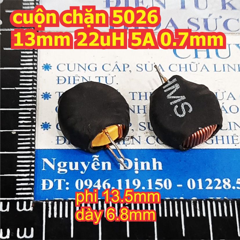 cuộn chặn cuộn cảm 4426 5026 5052 6852 dùng trong các bộ nguồn BUCK BOOST kde2317