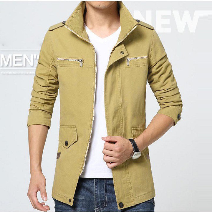 ÁO KHOÁC KAKI NAM CAO CẤP GIÁ RẺ 1006