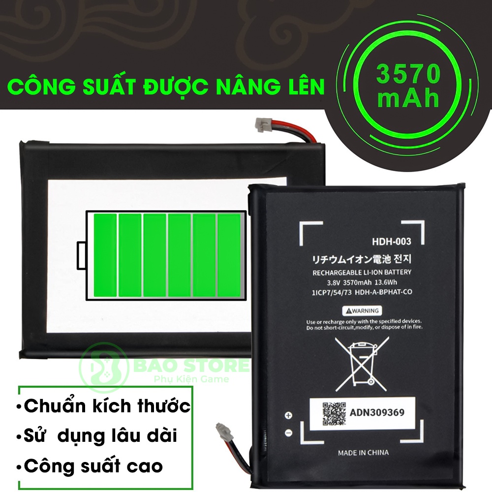 Pin zin thay thế cho máy Nintendo Switch Lite