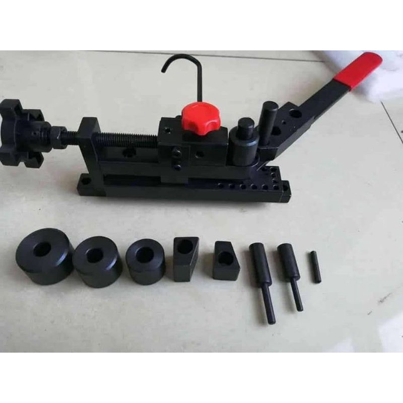 Vam uốn mini đa năng, gồm 9 chi tiết khuôn thép chất lượng.