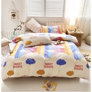 Bộ chăn ga gối mẫu cầu vồng mây