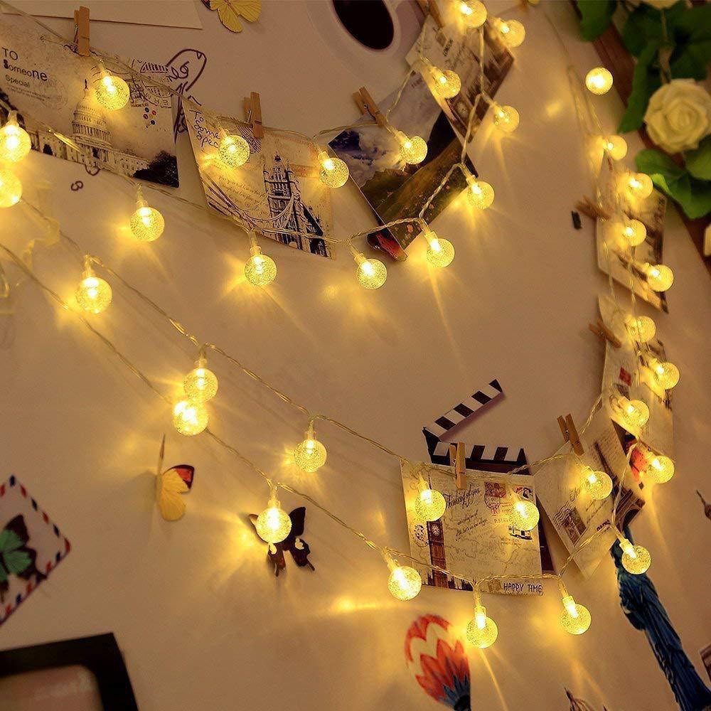Đèn Led trang trí Bi Bọt Nước 10 Mét 50 Bóng Chống nước - Dây Đèn Trang Trí quán cafe, nhà hàng, decor phòng