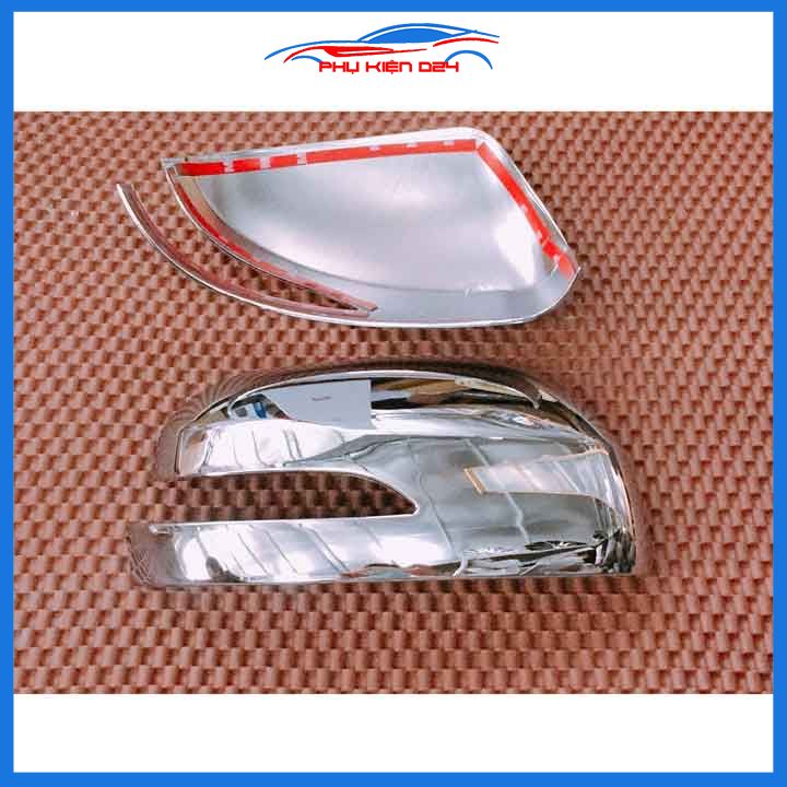Ốp gương Wigo 2018-2019-2020 mạ crom bảo vệ chống trầy trang trí làm đẹp xe