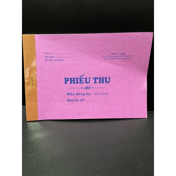Phiếu Thu ,Phiếu Chi , Phiếu Nhập , Phiếu Xuất , Giữ Xe, Giấy Giới Thiệu, Biên Nhận