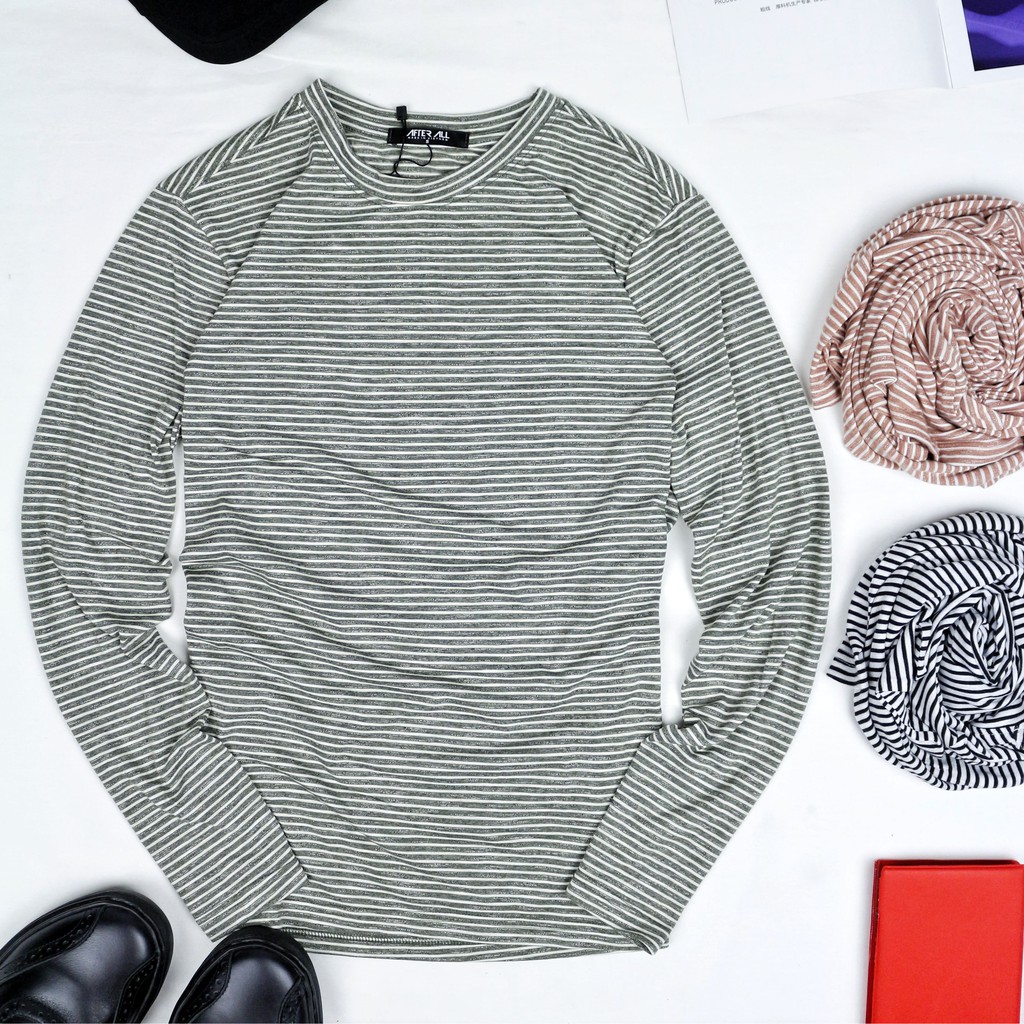 ÁO THUN NAM T-SHIRT SỌC TAY DÀI