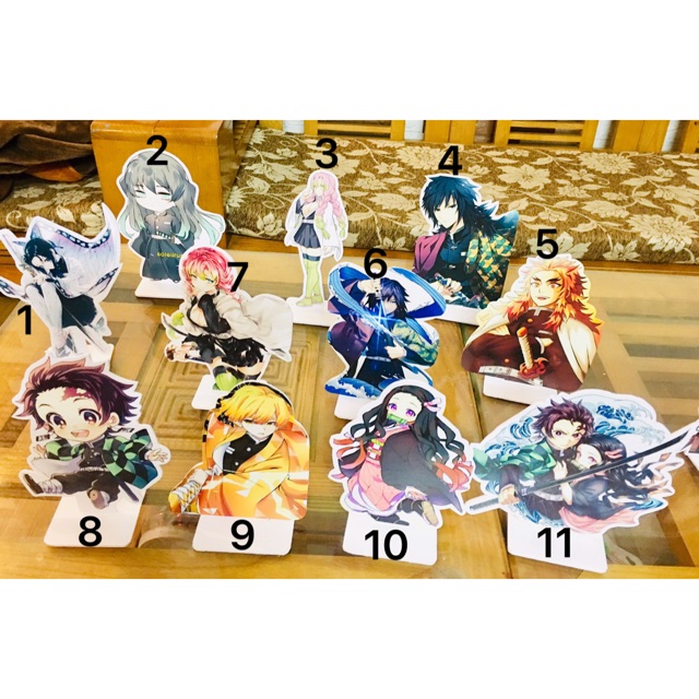 Tượng mô hình kimetsu no Yaiba nhiều mẫu standee anime kimetsu