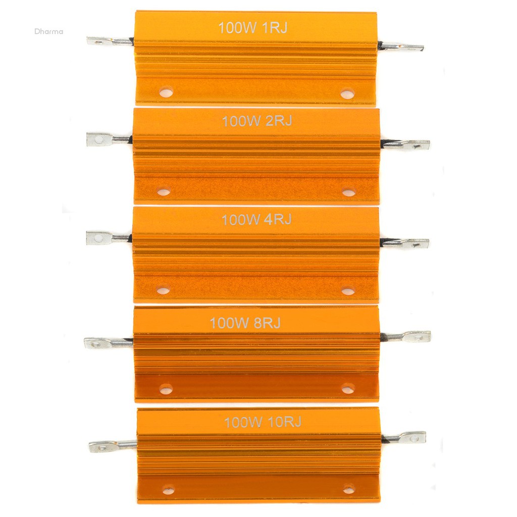 1 Điện Trở Vỏ Nhôm 100W 1R / 2R / 4R / 8R / 10R
