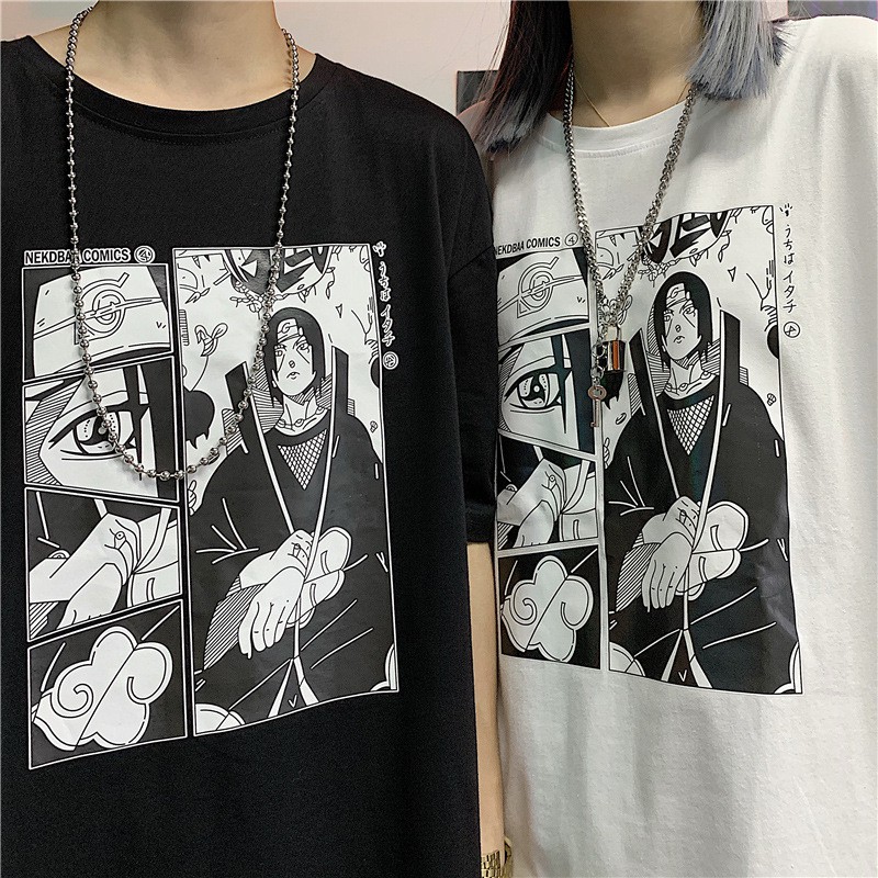 Áo thun tay lỡ form rộng Uchiha Itachi, Áo phông unisex Tiger.86 AFR263