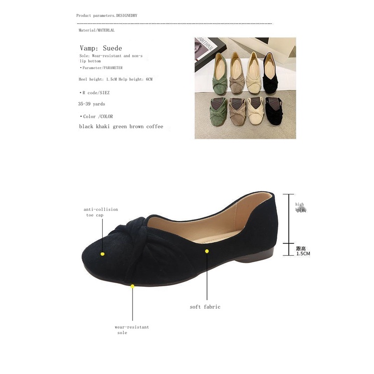 Doudou Giày Lười Đế Bệt Phong Cách Hàn Quốc Thời Trang Mùa Xuân Dành Cho Nữ S 2022