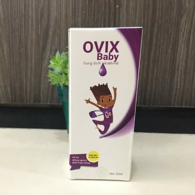 Dung dịch vệ sinh mũi Ovix Baby