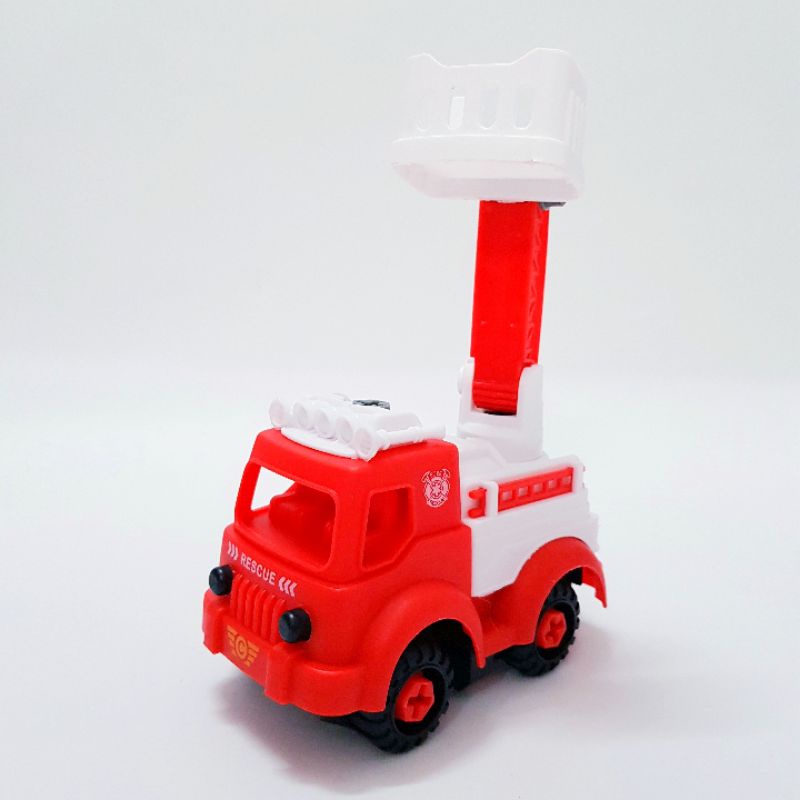 [XẢ HÀNG ĐẸP] Đồ chơi 02 xe công trình cho bé tập lắp ráp