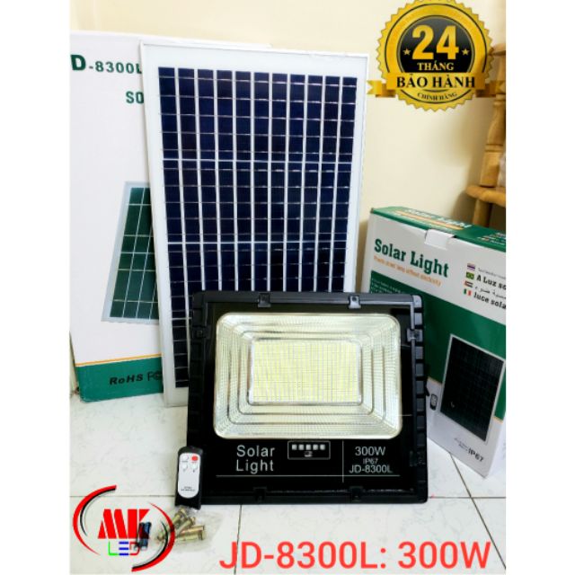 ĐÈN PHA LED NĂNG LƯỢNG MẶT TRỜI JINDIAN 300W JD-8300L
