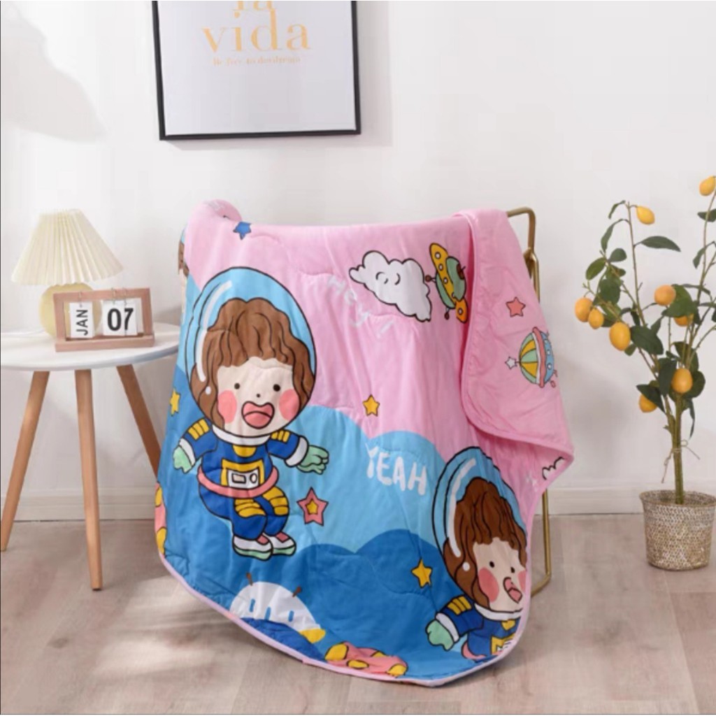 [FREE SHIP EXTRA + HOÀN XU] Chăn Đũi Cao Cấp Xuất Nhật Cho Bé - HBQ Kids