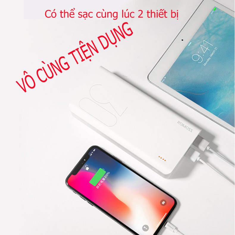 Sạc Dự Phòng 30000mah 3 Cổng Sạc Vào - BH1 Năm