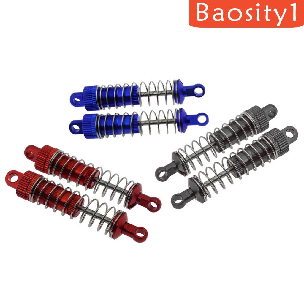 Set 4 Bộ Giảm Xóc Trước Sau 65mm Bằng Nhôm Cho RC 1 / 16 WPL C14 / C24 / C34 / C34KM / C44KM MN90 / MN91 / MN45 / MN99 / MN99S / MN40