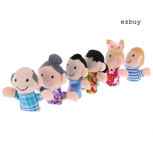 Set 6 Con Rối Kể Chuyện Đeo Ngón Tay Thiết Kế Đáng Yêu