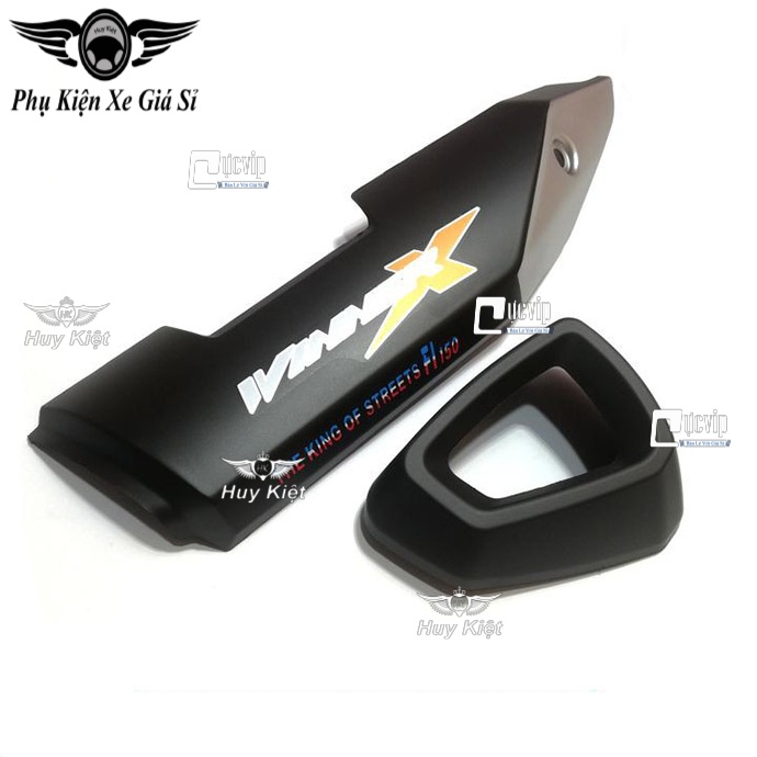 Combo Ốp Che Pô Và Chụp Đích Pô Xe Winner X Sơn Kiểu Mẫu Đẹp MS6089