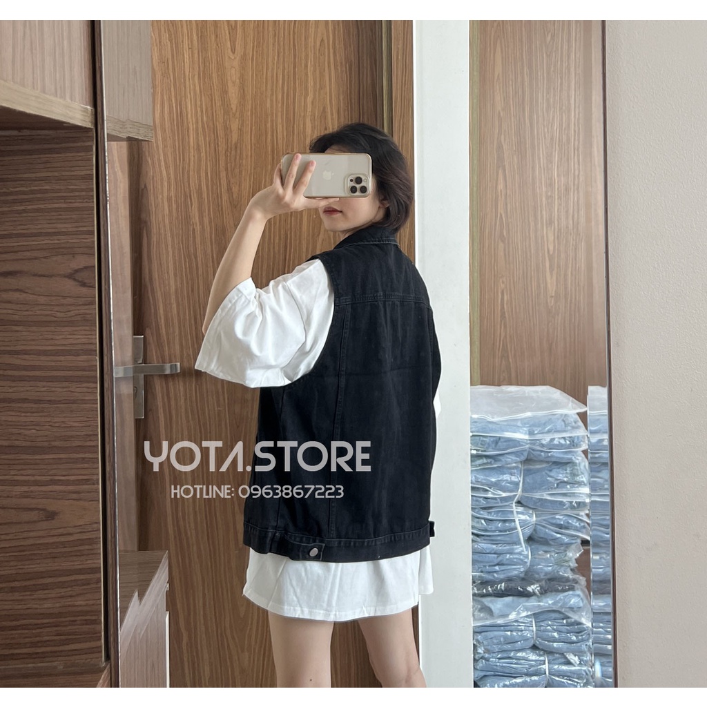 Áo khoác jeans gile - KB24