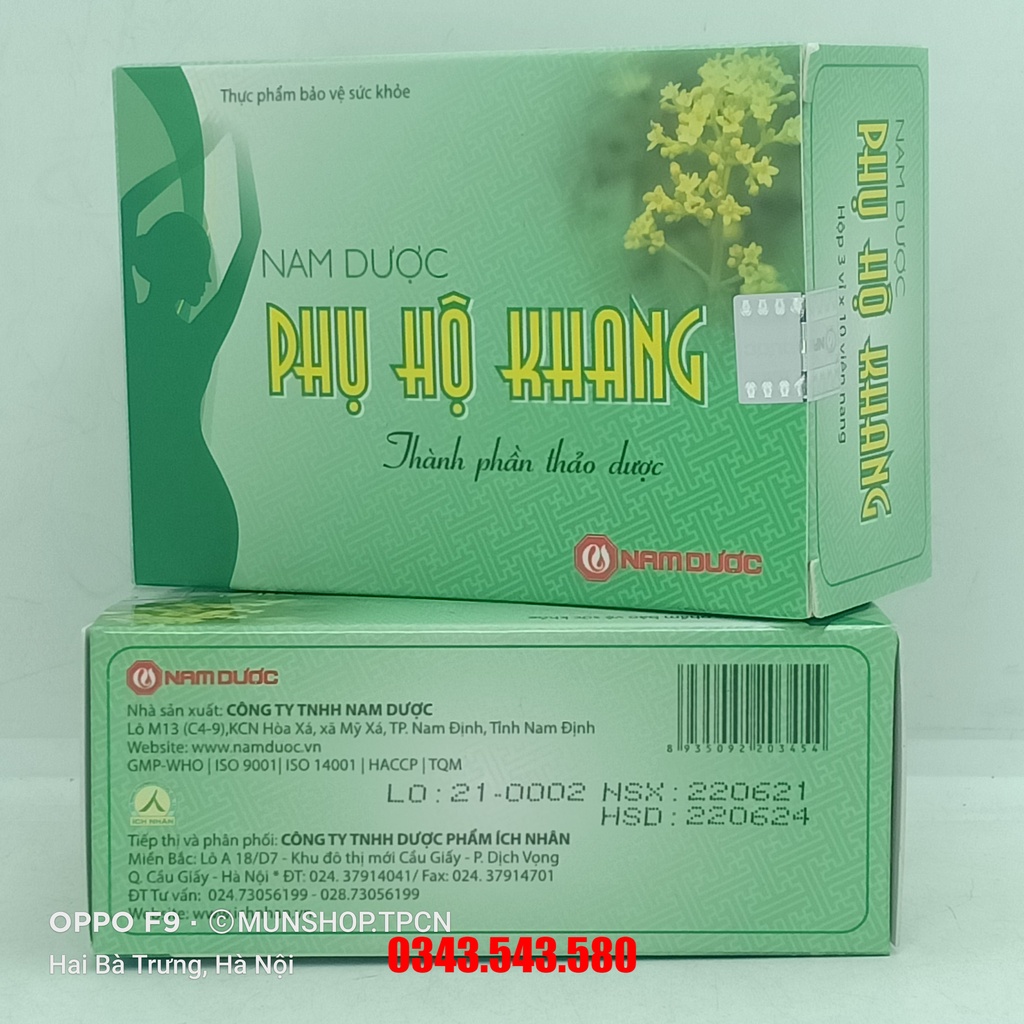 PHỤ HỘ KHANG - Không còn nỗi lo viêm ngứa hộp 30 viên