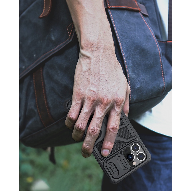 Ốp Chống Sốc iPhone 13 Pro Max Nillkin Adventurer Bảo Vệ Camera