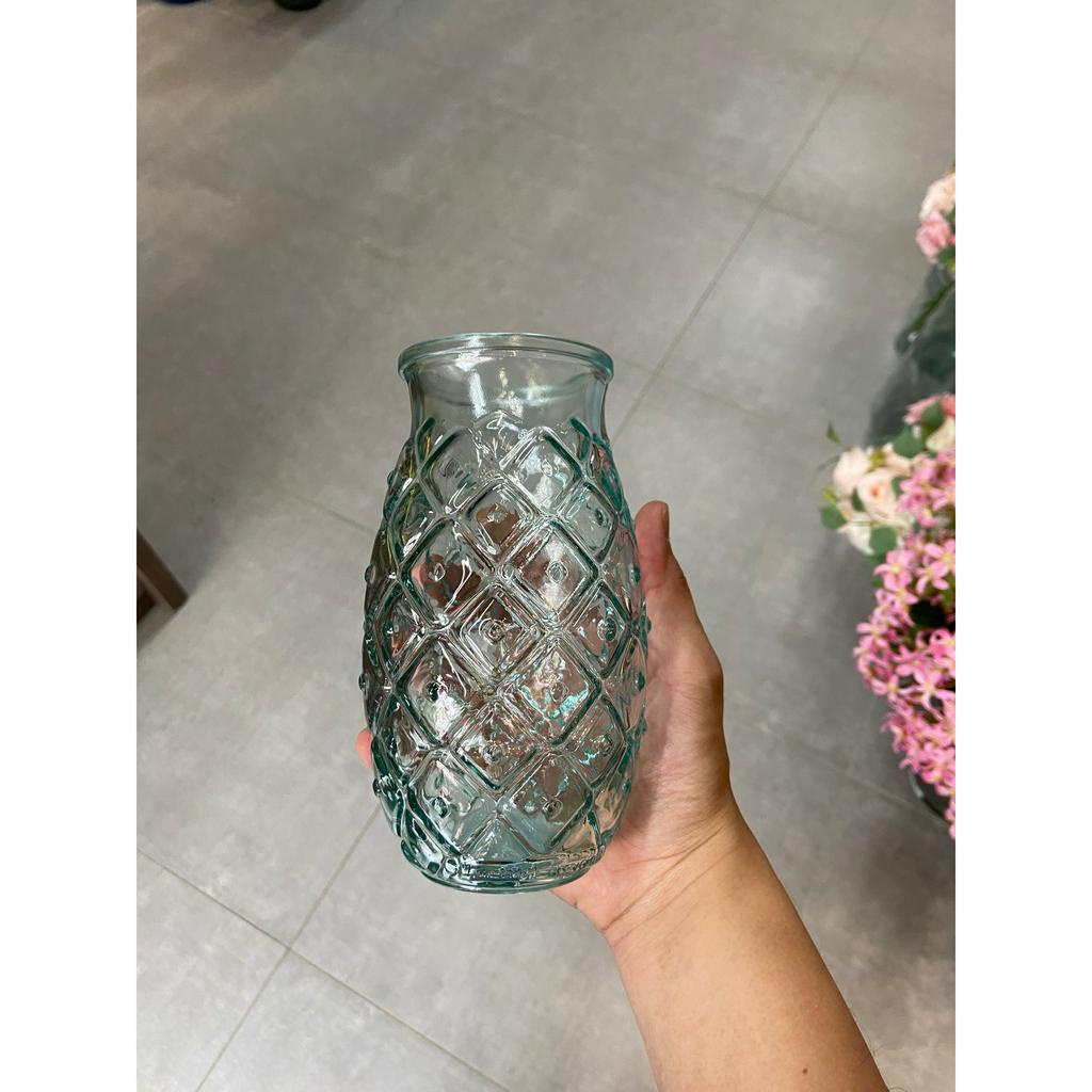 Ly thủy tinh tái chế VSM hình trái thơm 700ml